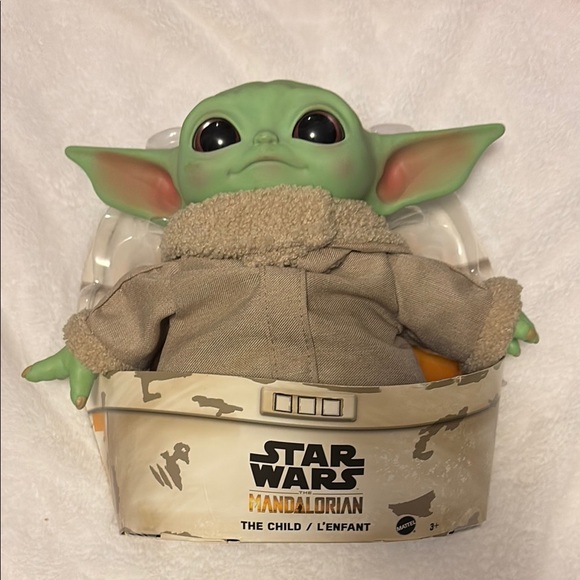 Mattel Cream and Green Stuffed Animal Plush